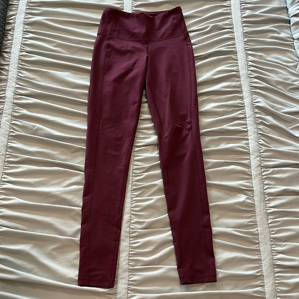 The North Face Purple / Burgundy Workout Leggings